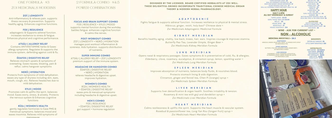 Meridian Menu