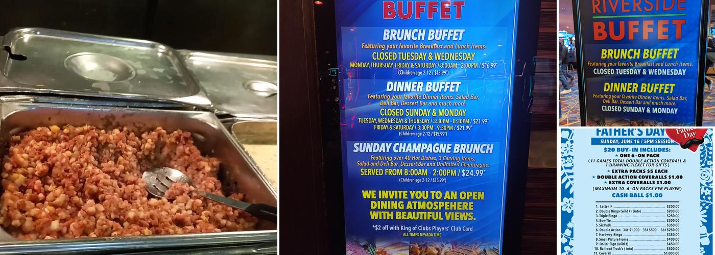 Riverside Buffet Menu