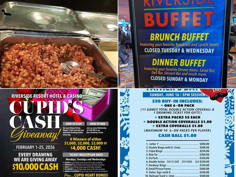 Riverside Buffet Menu