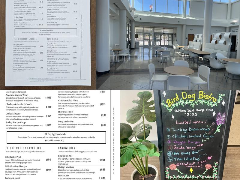 Bird Dog Bistro Menu