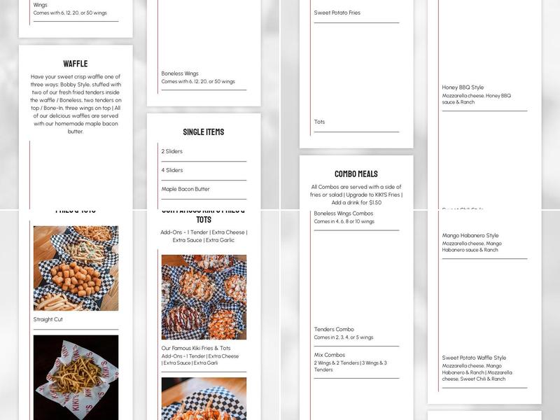 Kiki's Chicken Place Menu