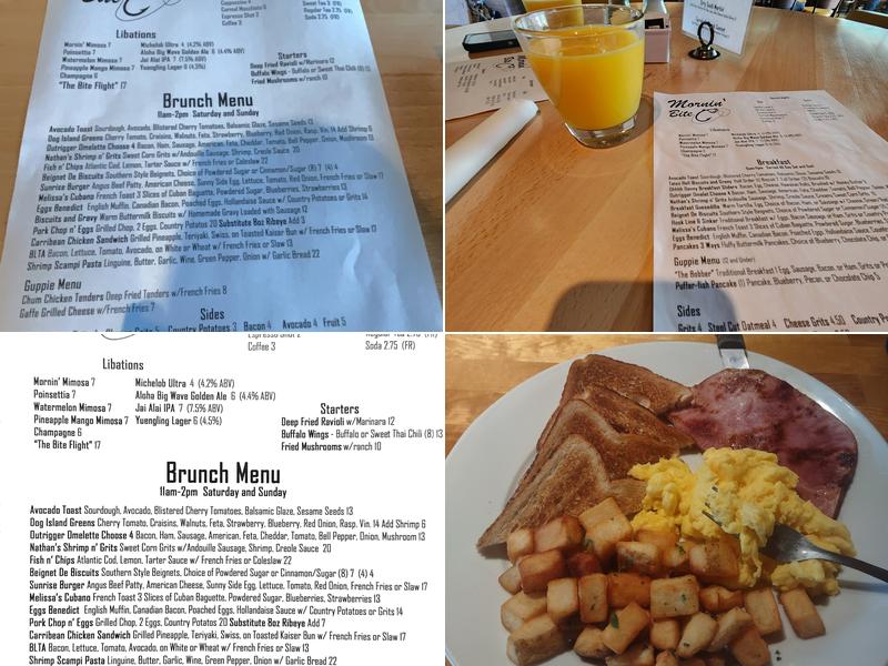 Mornin’ Bite Menu