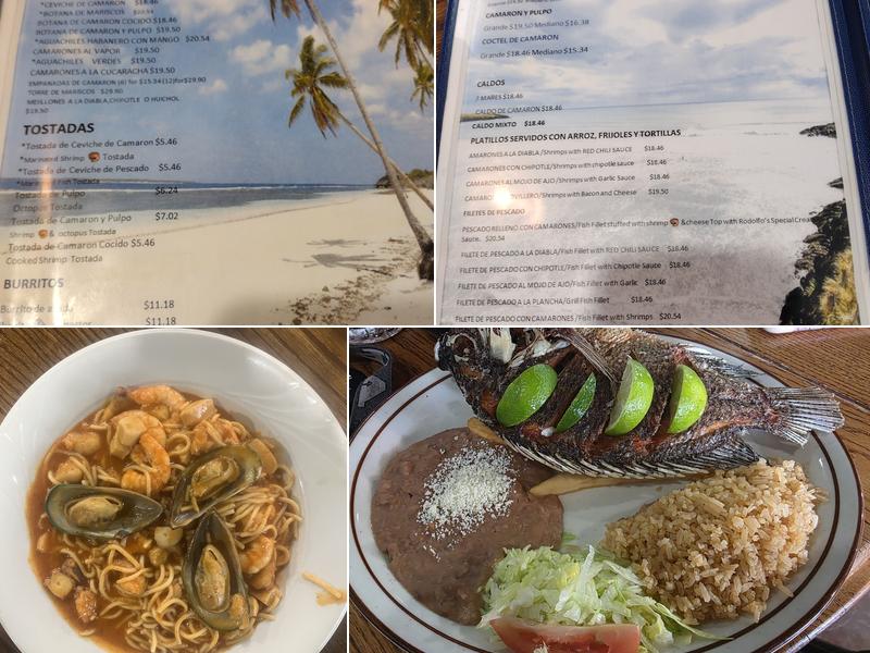 Mariscos Nayarit VIP Menu