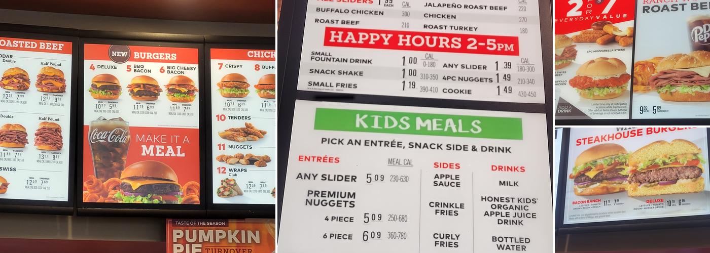 Arby's Menu