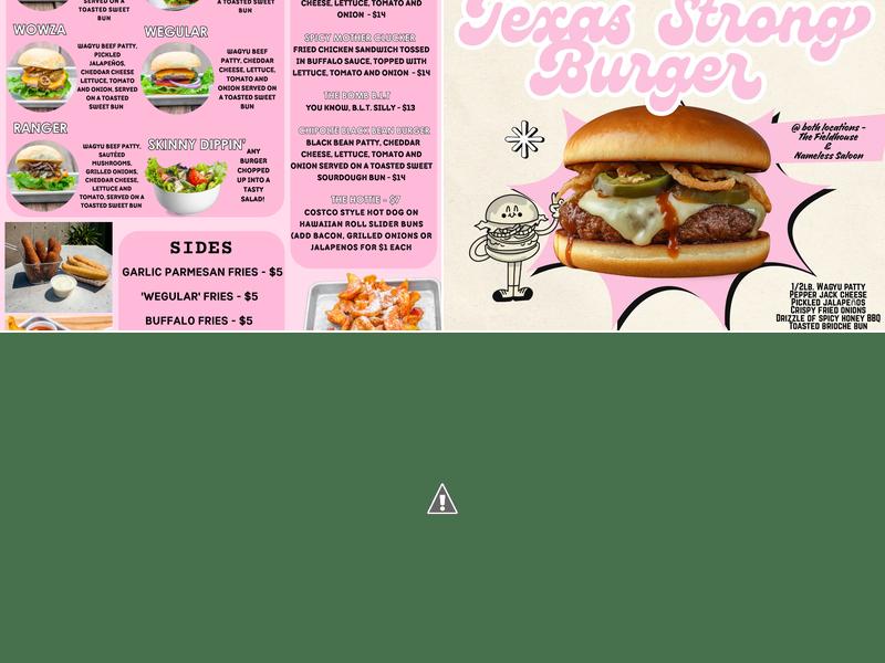 Wagyu On Wheels Menu