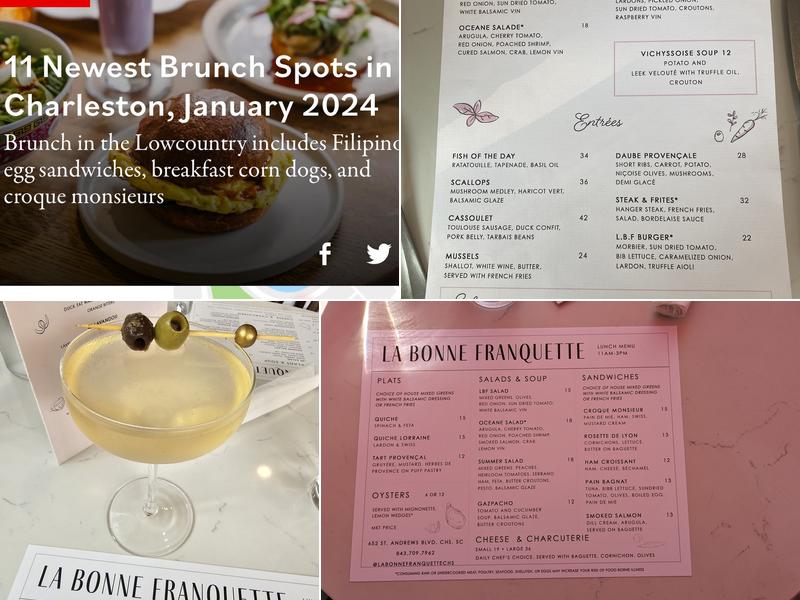 La Bonne Franquette Menu