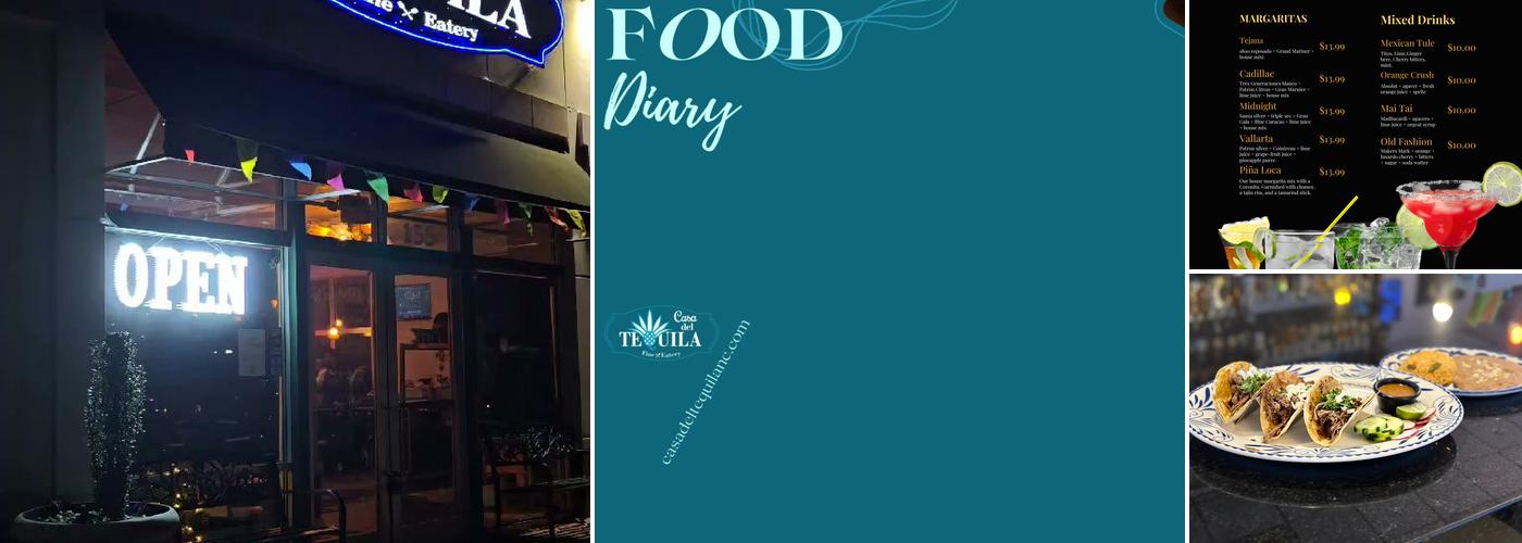 Casa del Tequila Menu