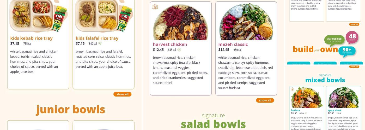 mezeh Menu