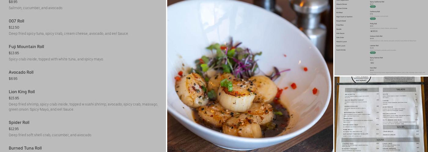 Jack’s on Main Menu