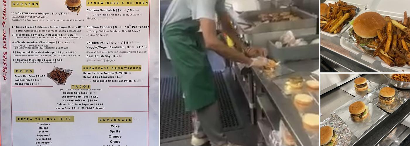 RoamingMeals Menu