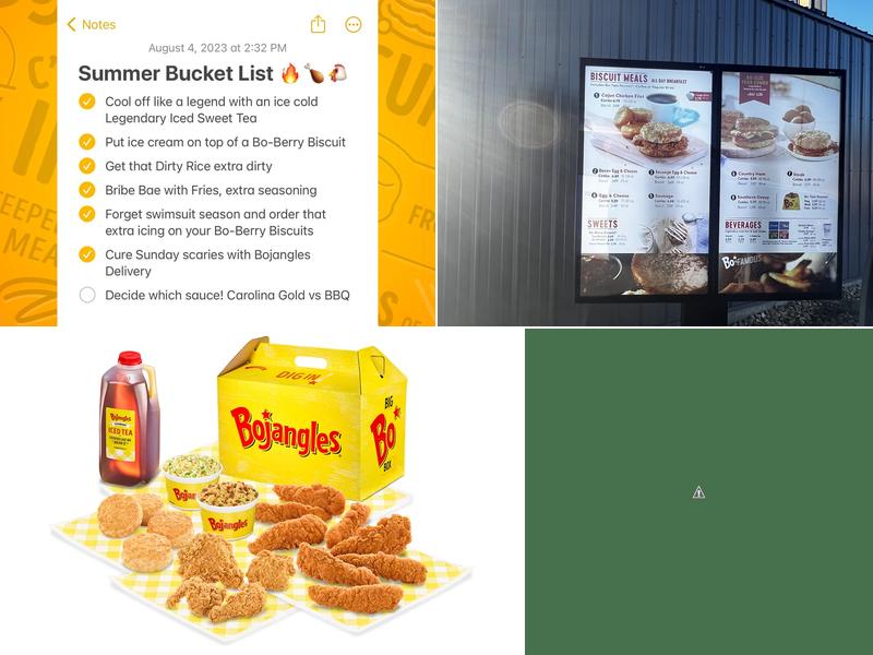Bojangles' Menu