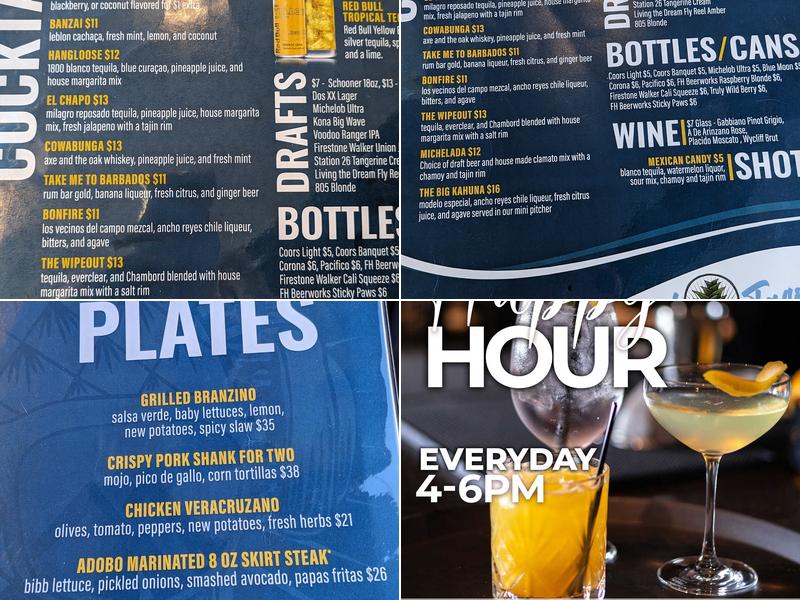 Longboard Tacos Menu