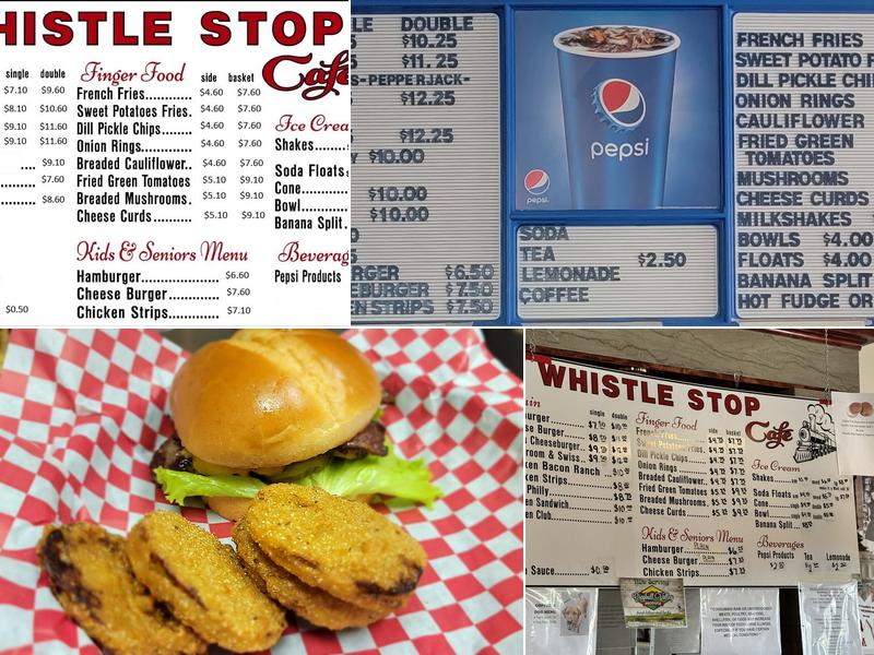 Whistle Stop Cafe Menu