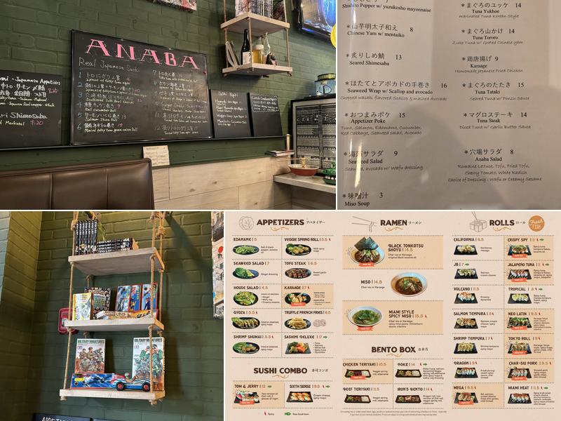 Anaba Menu