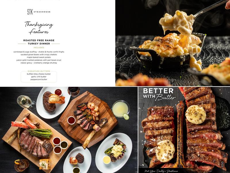 STK Steakhouse Menu