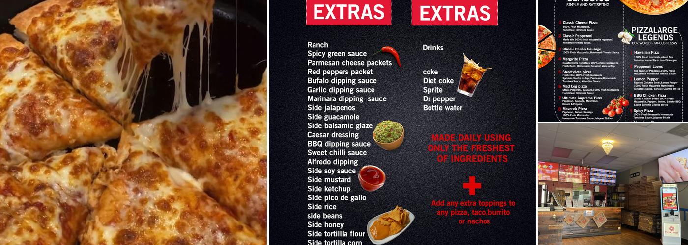 Pizza Large Menu