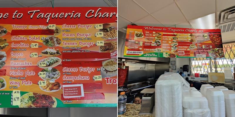 Taqueria Charlys Menu