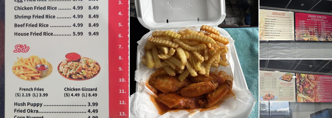 Wing Express Menu