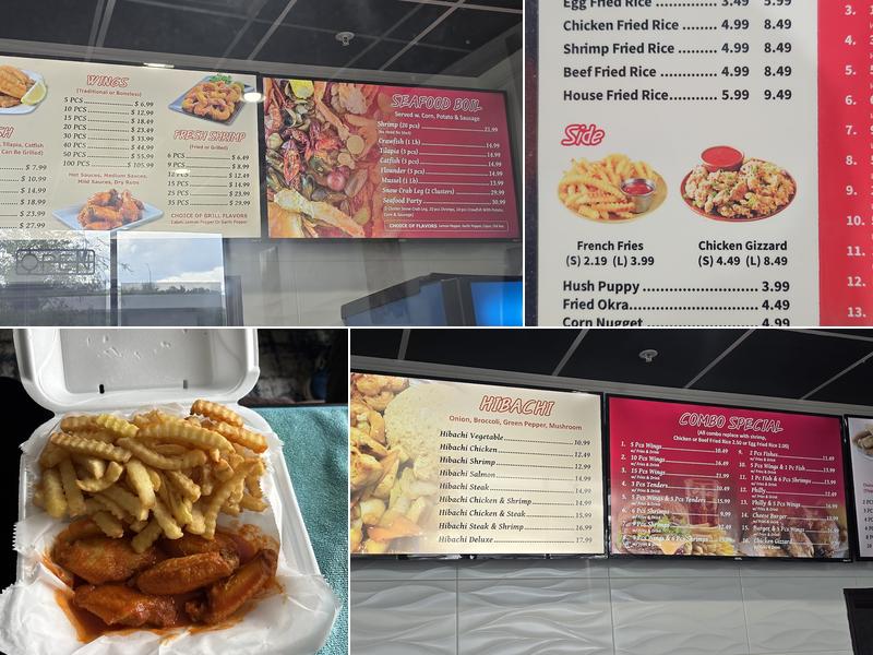 Wing Express Menu