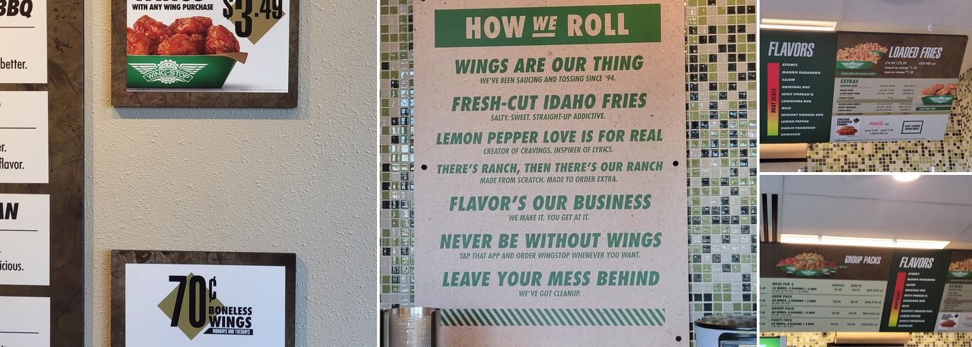 Wingstop Menu