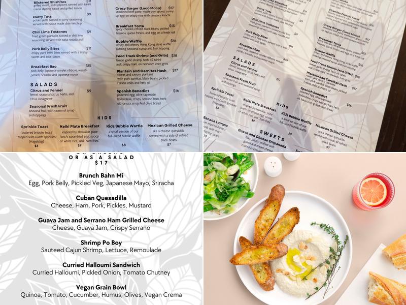 Gallivant Global Eatery Menu