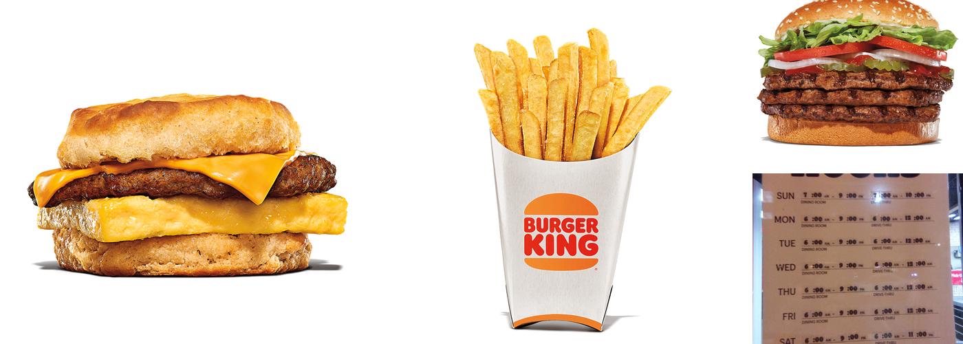 Burger King Menu
