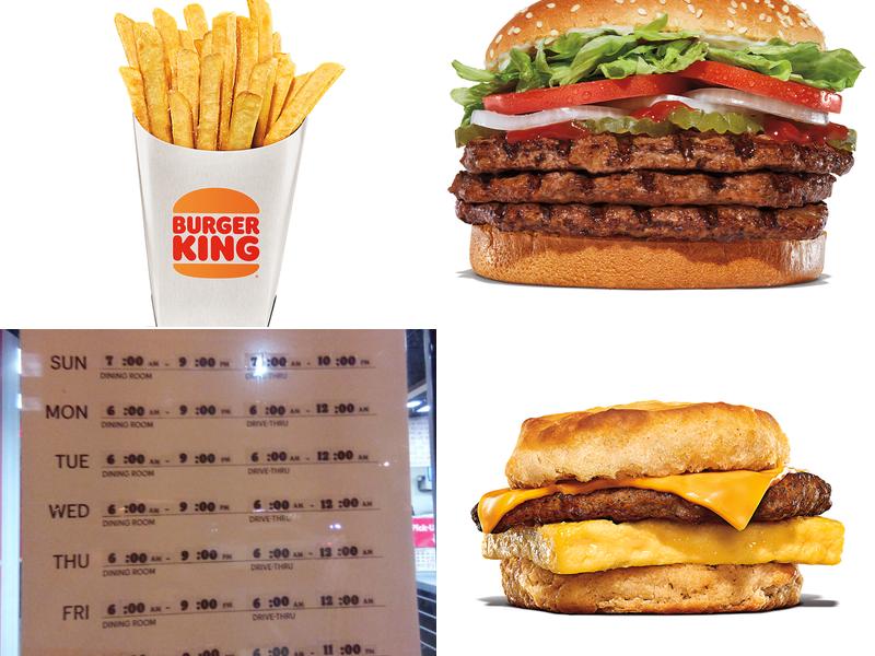 Burger King Menu