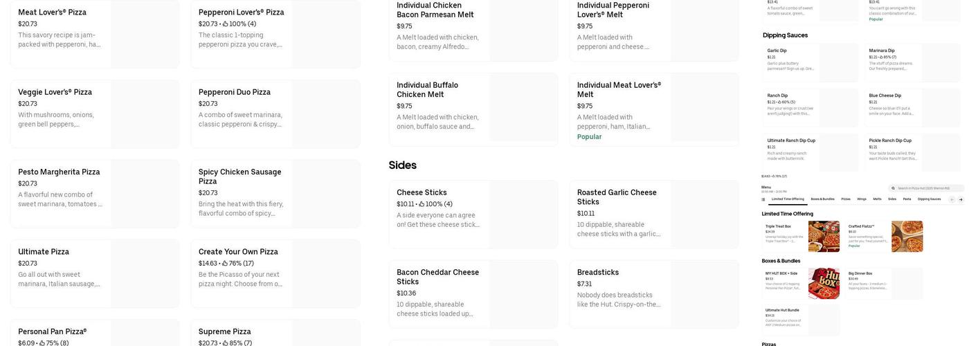 Wing Street Menu