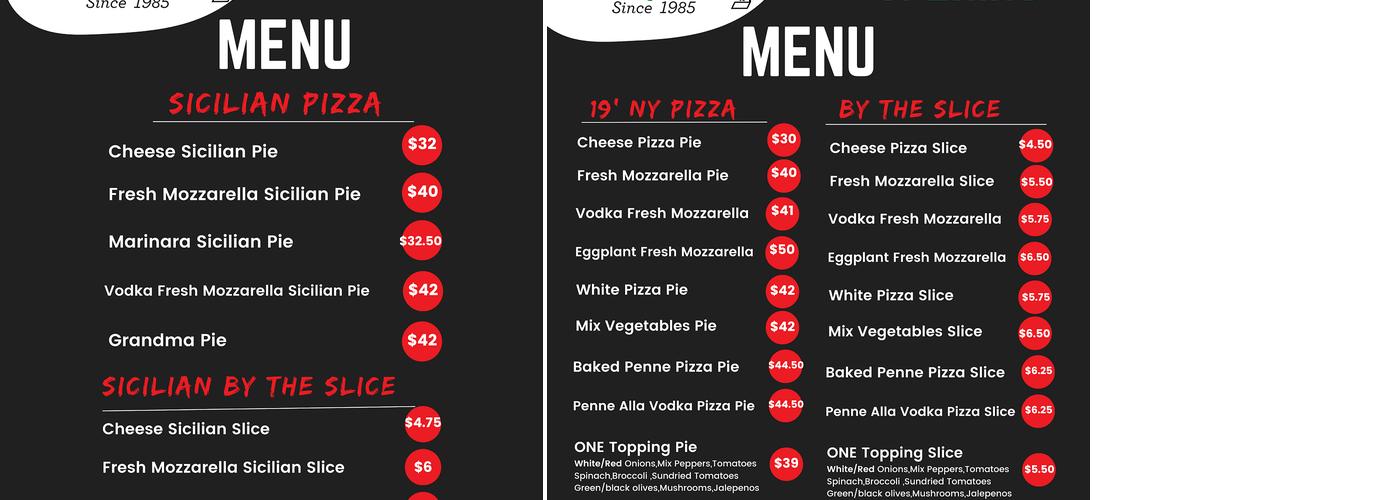 Bravo Pizza (K) Menu