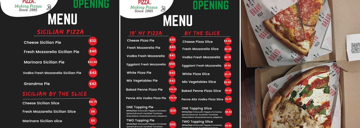 Bravo Pizza (K) Menu