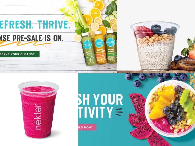 Nekter Juice Bar Menu