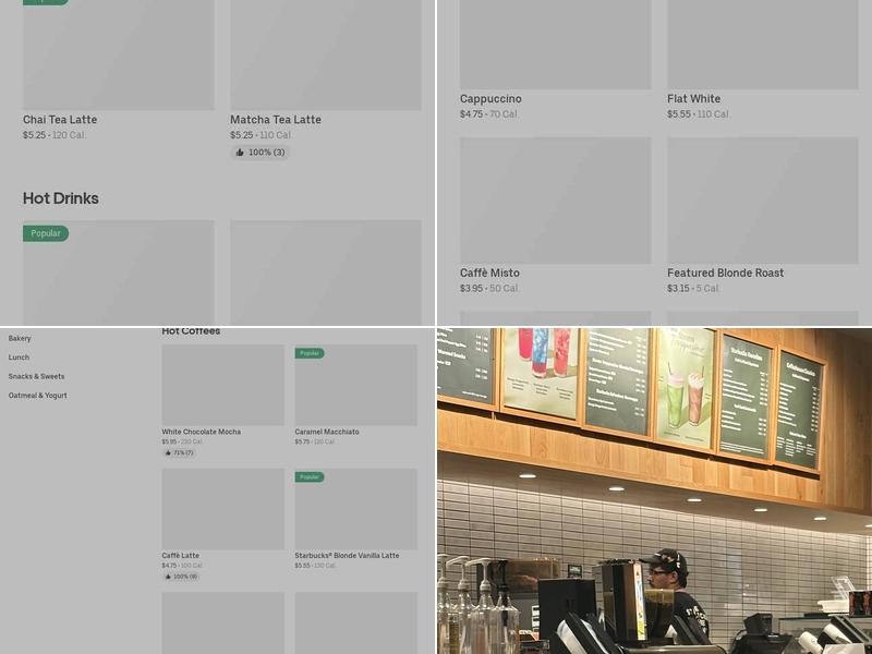Starbucks Menu