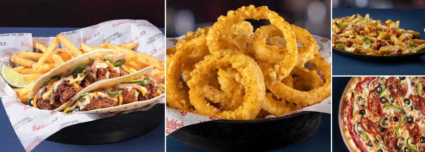 Bubba's 33 Menu