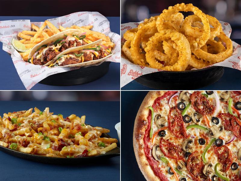Bubba's 33 Menu