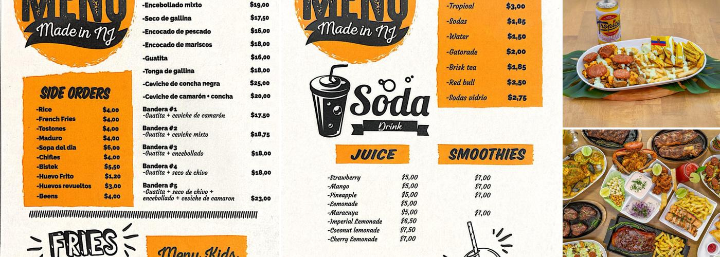 Made in NJ empanadas & more Menu