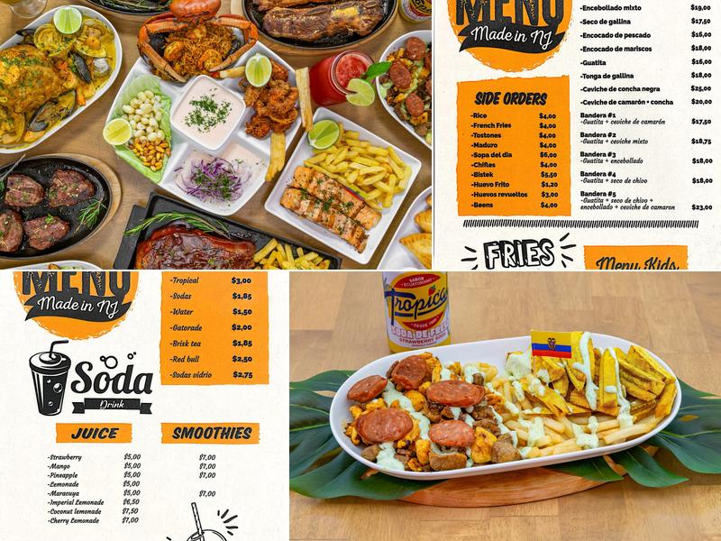 Made in NJ empanadas & more Menu