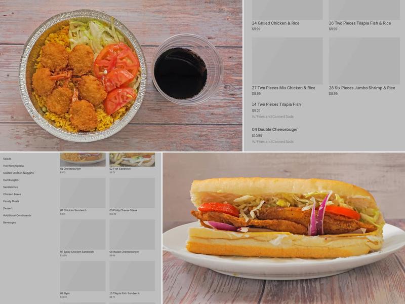 Faija Fried Chicken Deli & Grocery Menu