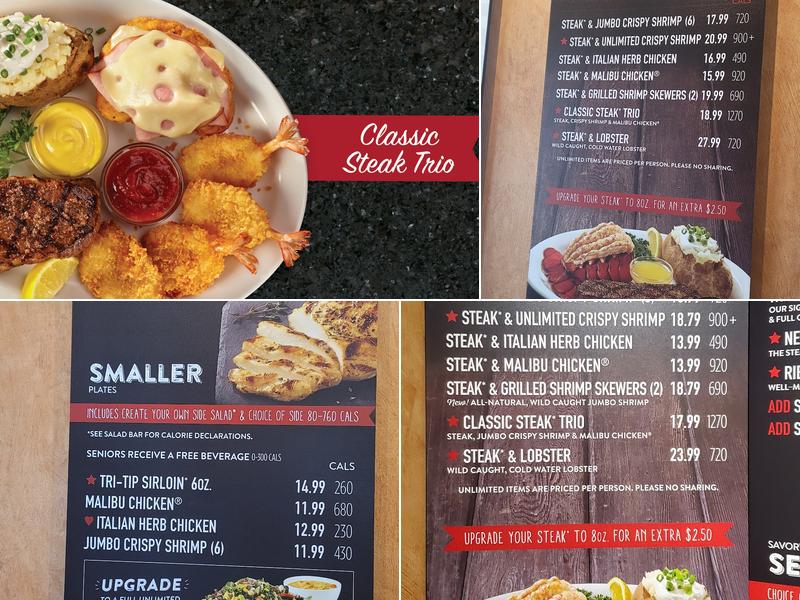 Sizzler Menu