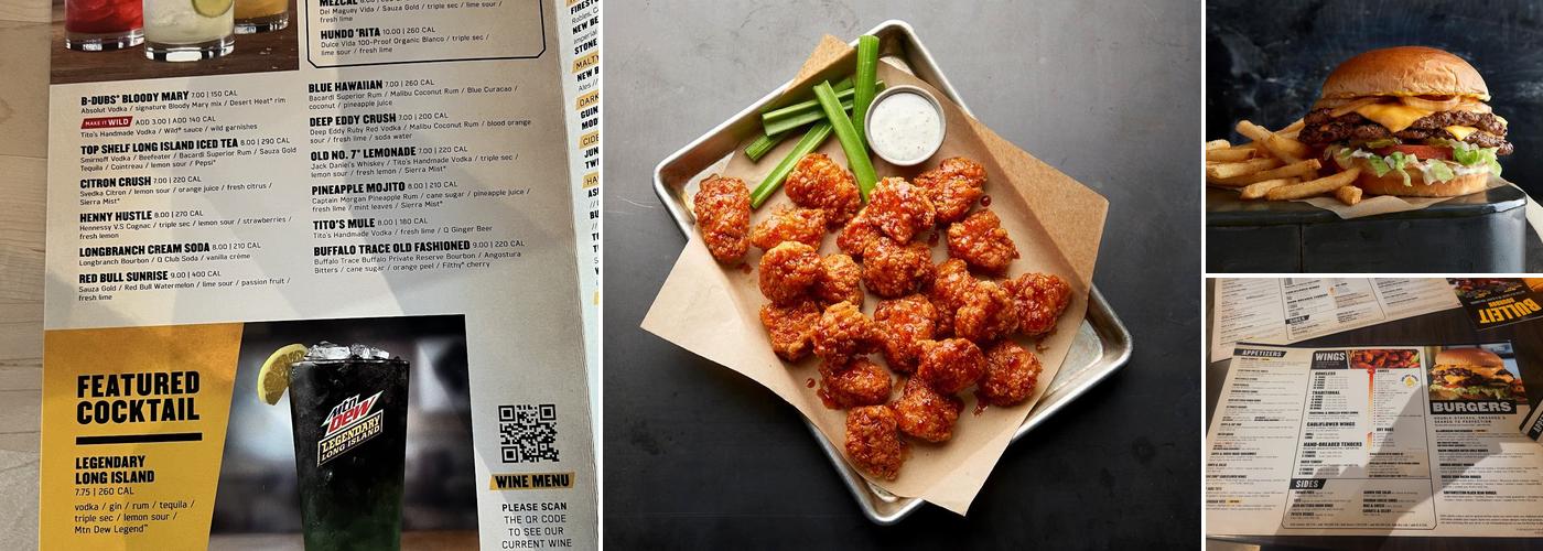Buffalo Wild Wings Menu