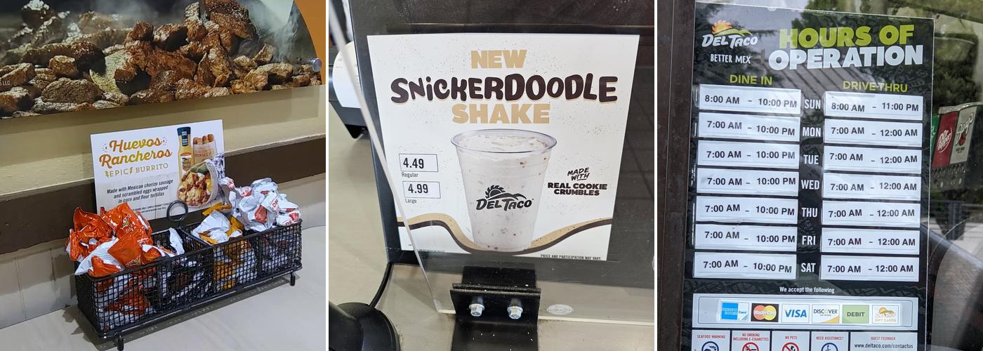 Del Taco Menu