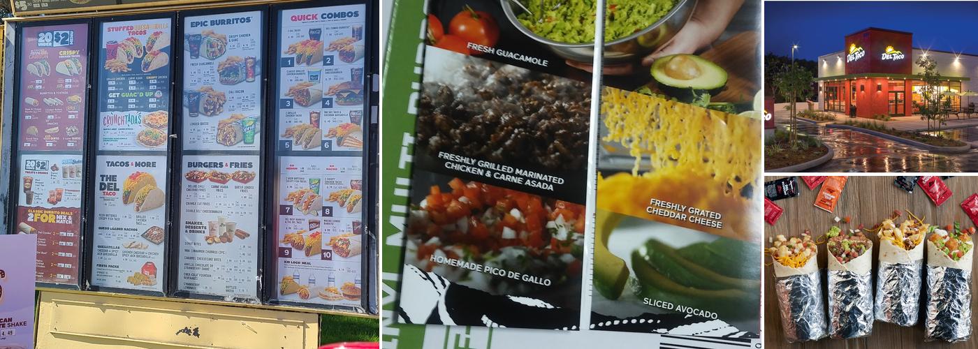 Del Taco Menu