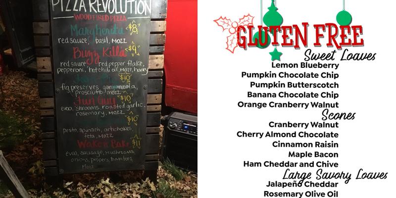 The Pizza Revolution Menu