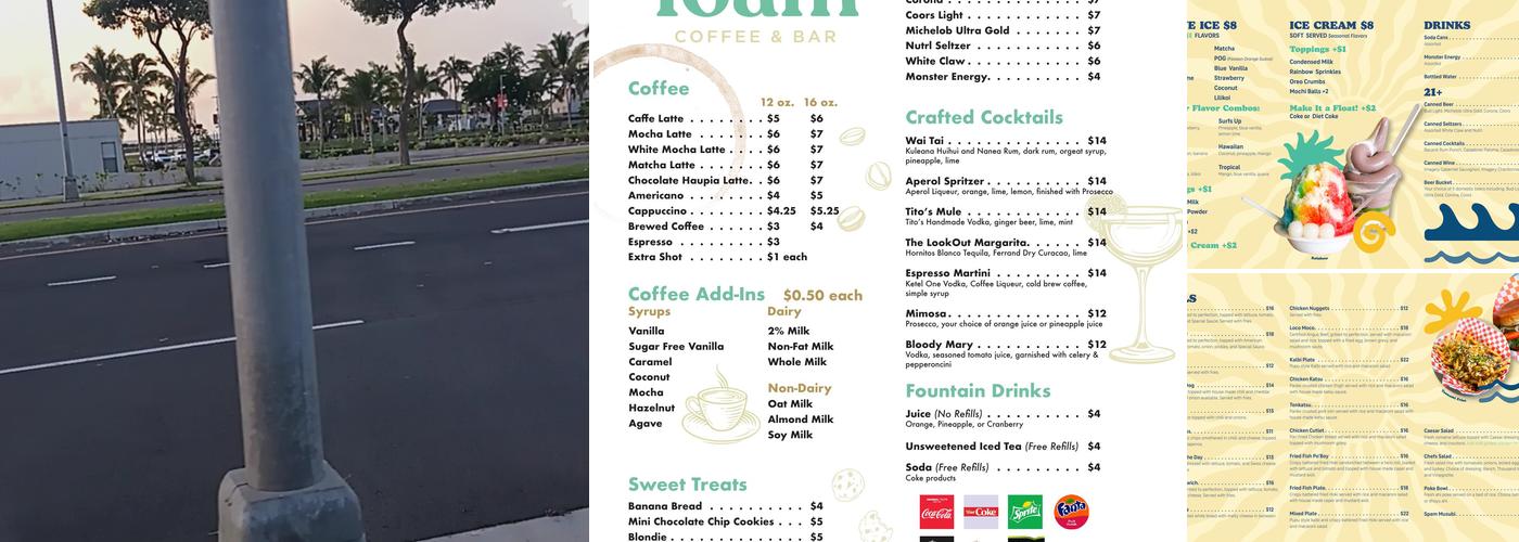 Boardwalk Cafe Menu