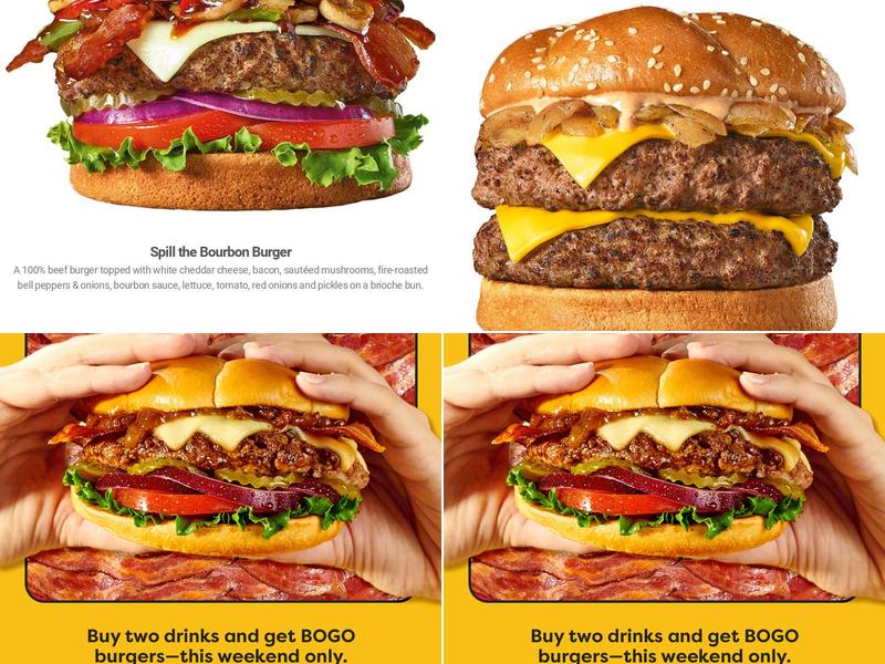 The Burger Den Menu