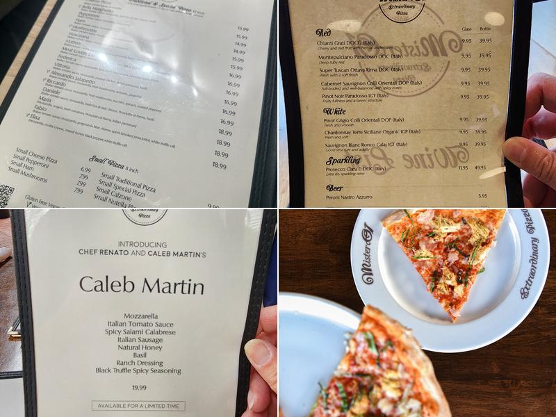 Mister O1 Pizza - Ft Lauderdale Menu