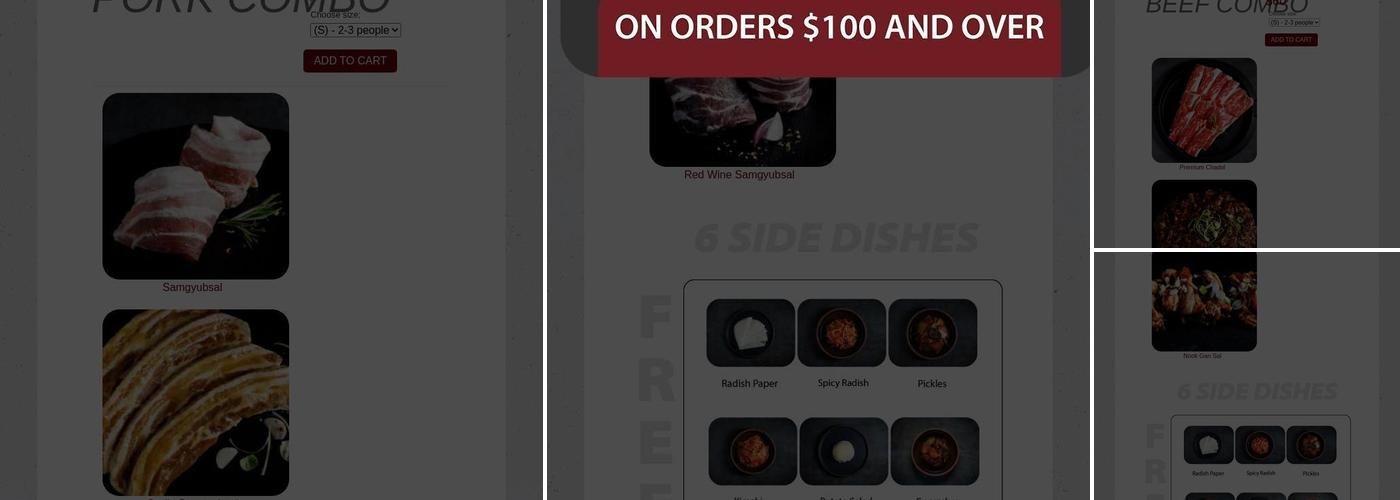 Gen Korean BBQ House Menu