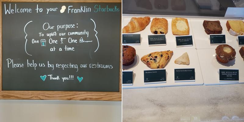 Starbucks Menu