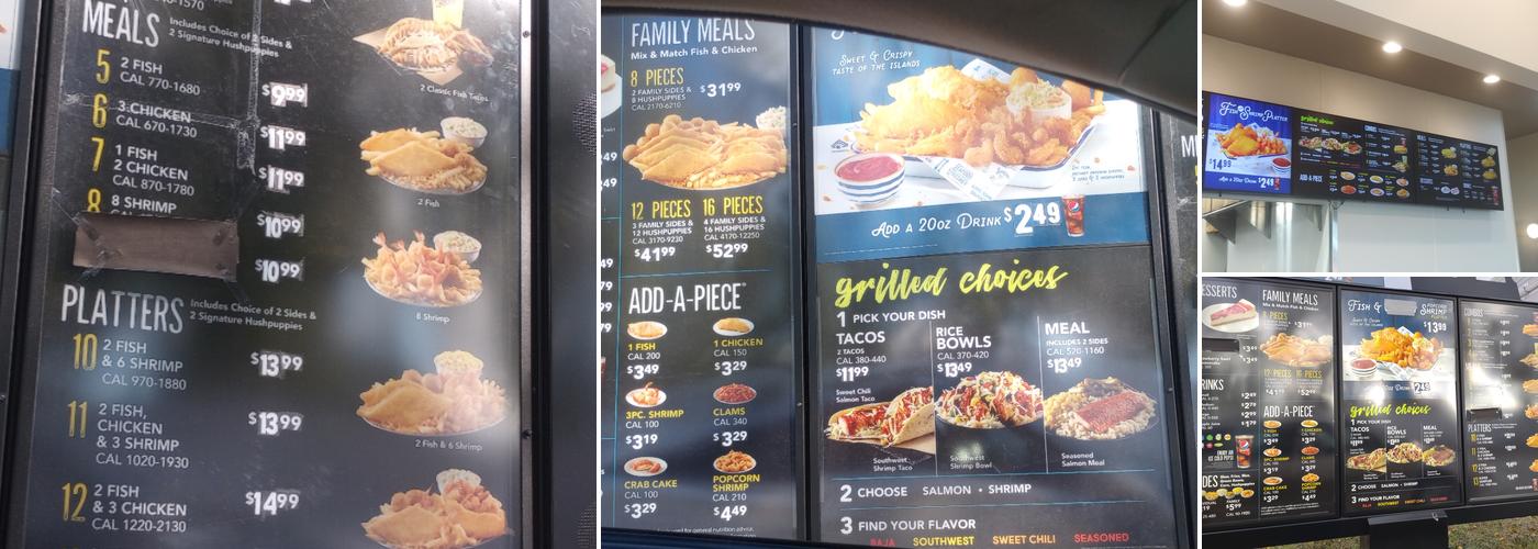 Long John Silver's Menu