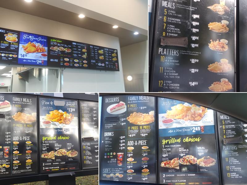Long John Silver's Menu