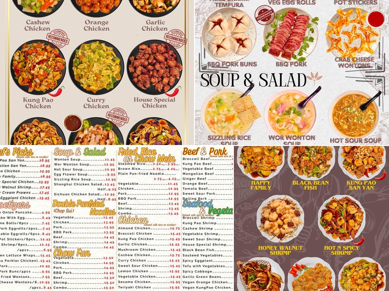 EMW China Bistro Express Menu